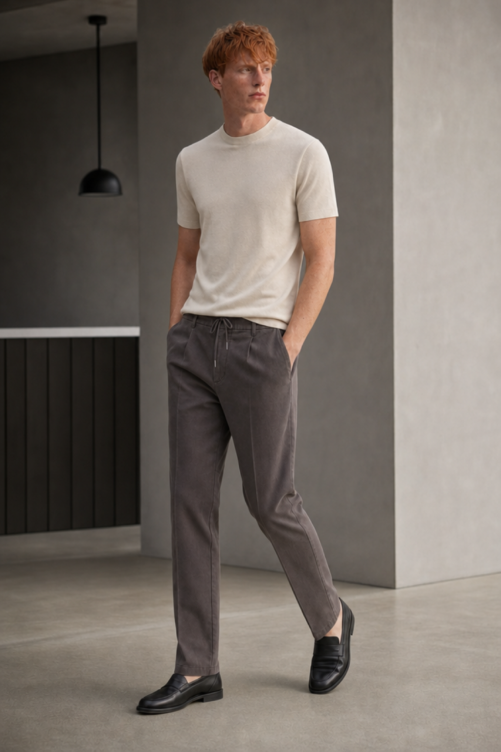 Turner 53 drawcord trouser profile measurement view