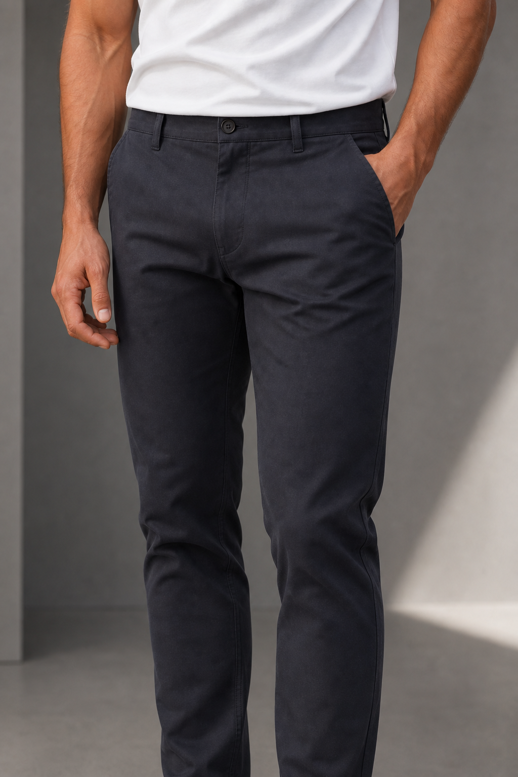 N9 Tailored Chino cloth texture closeup
