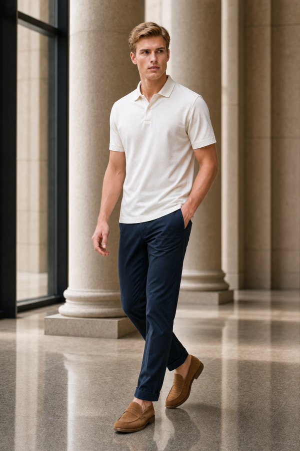 Bounces Clean Polo alternate angle
