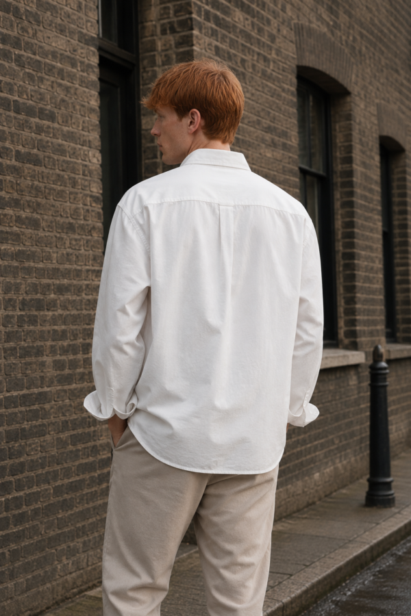 Macit Lightweight Overshirt back or construction