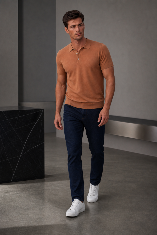 Bounces 07 knit polo alternate angle