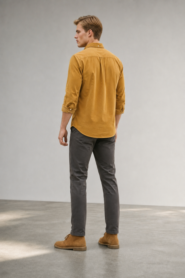 Clerk 11 Oxford shirt back or construction