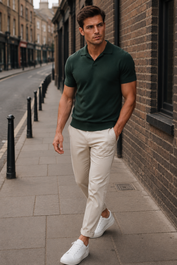 Bounces 17 knit polo alternate angle