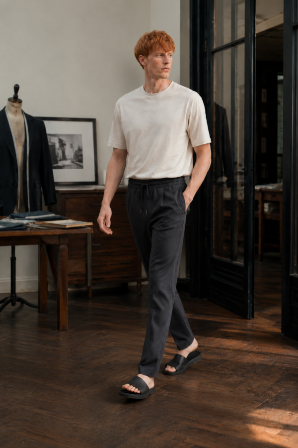 Barber 18 drawcord trouser alternate angle