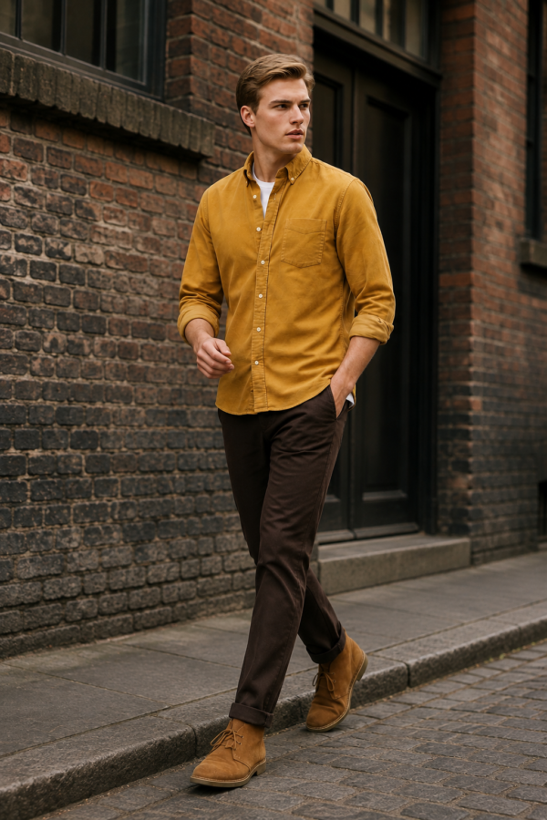 Clerk 21 Oxford shirt alternate angle