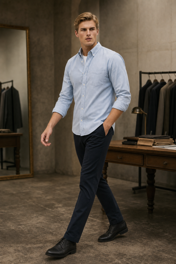 Bounces 26 Oxford shirt alternate angle