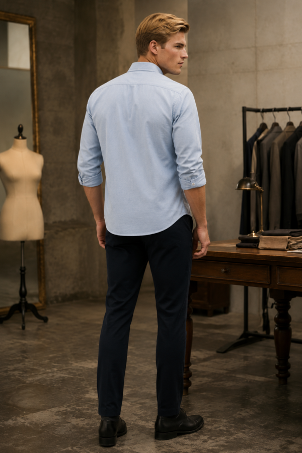 Bounces 26 Oxford shirt back or construction