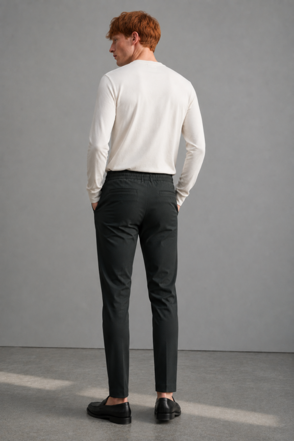 Barber 28 drawcord trouser back or construction