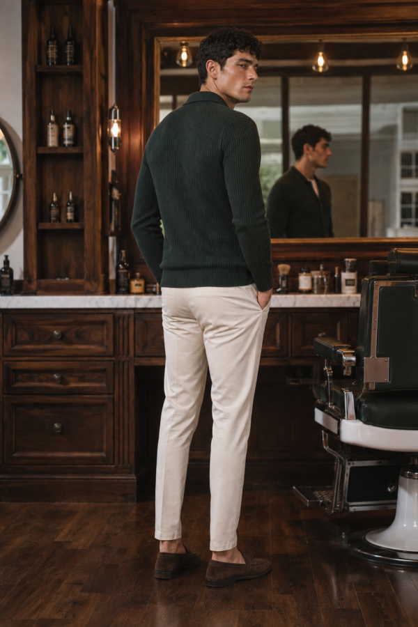 Forge 29 rib cardigan back or construction