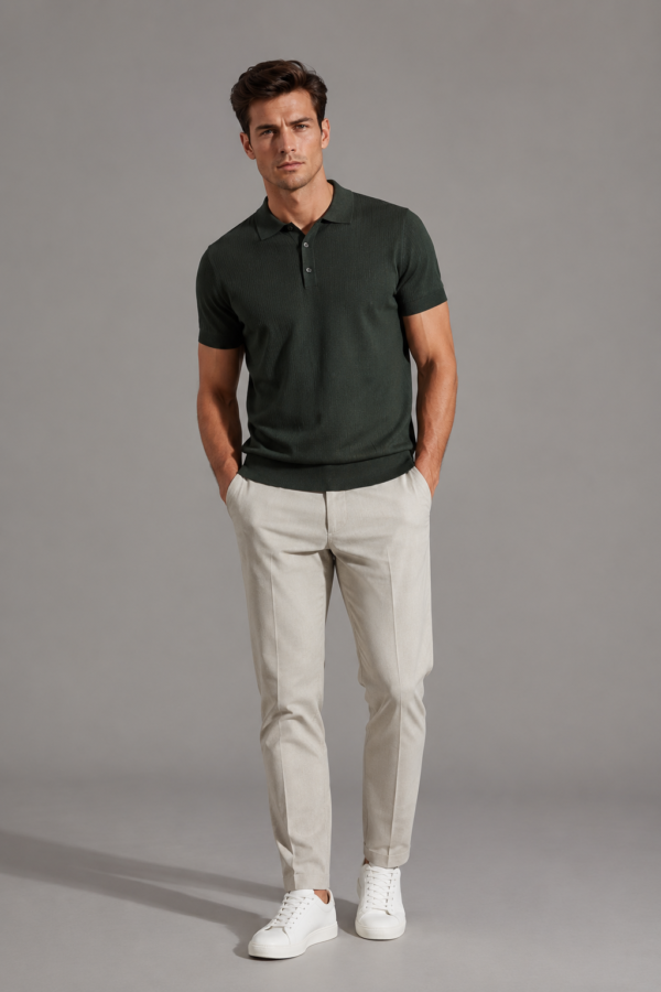 Clerk 32 knit polo product hero