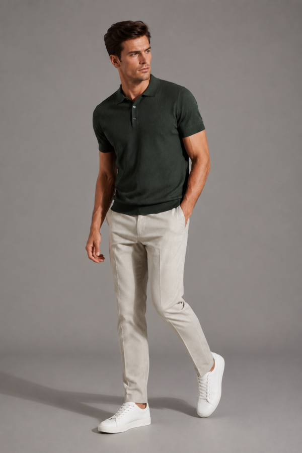 Clerk 32 knit polo alternate angle