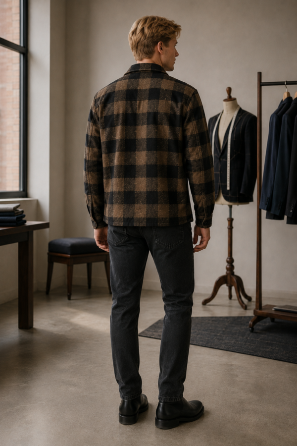 Bounces 35 tailored jacket back or construction