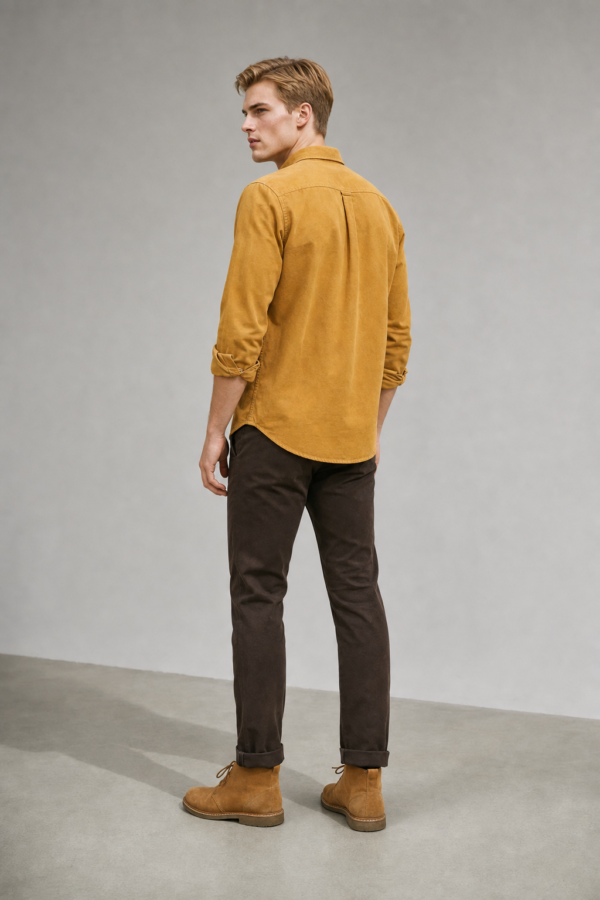 Bounces 36 Oxford shirt back or construction