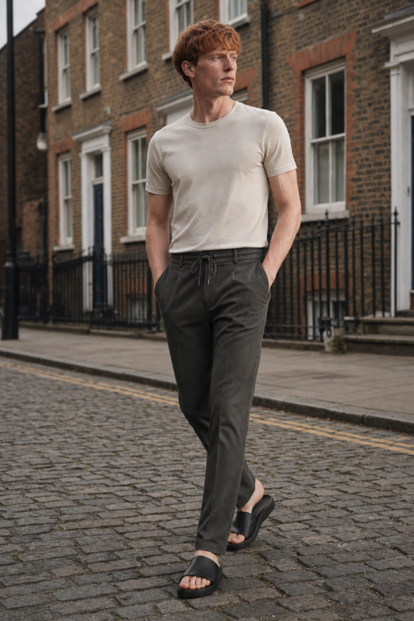 Barber 38 drawcord trouser alternate angle
