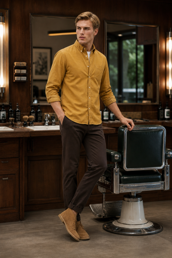 Clerk 41 Oxford shirt alternate angle