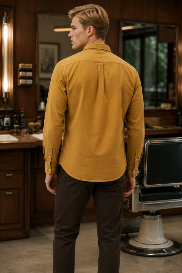 Clerk 41 Oxford shirt back or construction