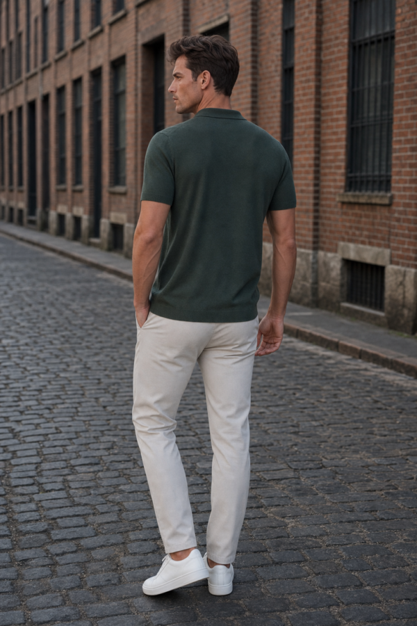 Clerk 42 knit polo back or construction
