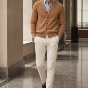 N9 44 rib cardigan product hero