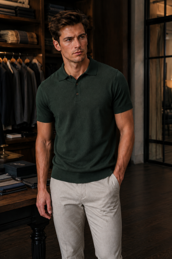 Bounces 47 knit polo alternate angle