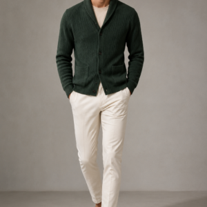 Forge 49 rib cardigan product hero