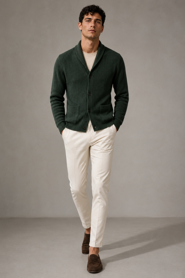 Forge 49 rib cardigan product hero
