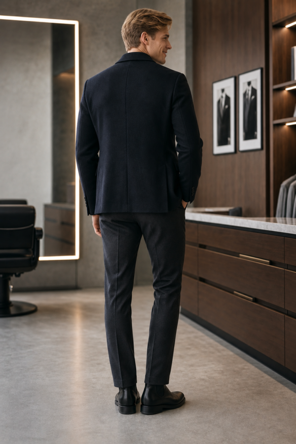 Clerk 50 tailored jacket back or construction