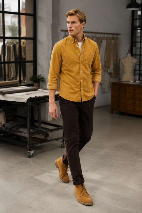 Clerk 51 Oxford shirt alternate angle