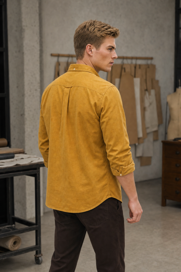 Clerk 51 Oxford shirt back or construction