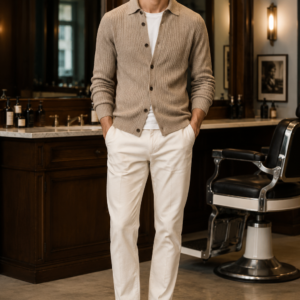 N9 54 rib cardigan product hero