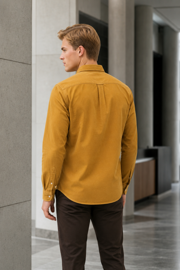 Bounces 56 Oxford shirt back or construction