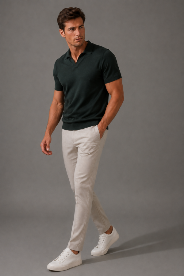 Bounces 57 knit polo alternate angle