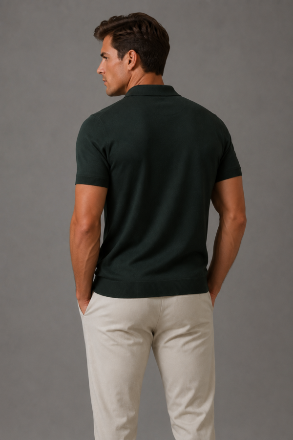 Bounces 57 knit polo back or construction