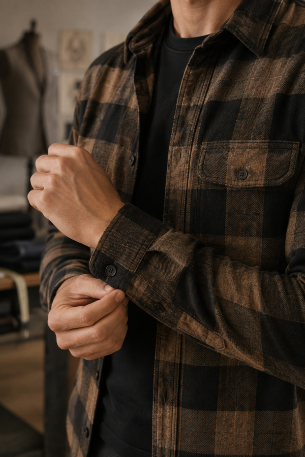 Clerk 60 tailored jacket fabric detail