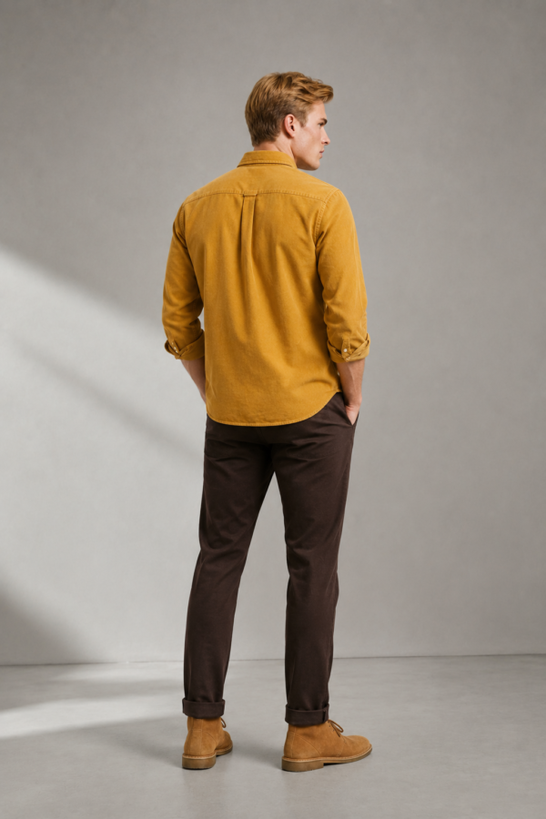 Clerk 61 Oxford shirt back or construction