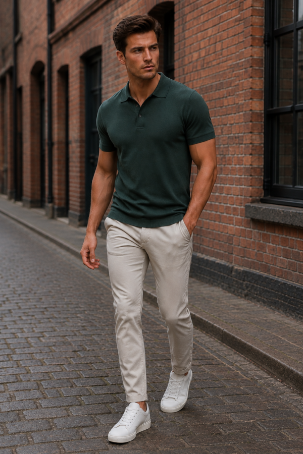 Bounces 67 knit polo alternate angle
