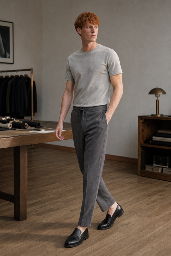 Barber 68 drawcord trouser alternate angle