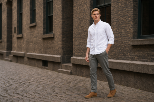 Clerk 71 Oxford shirt context view