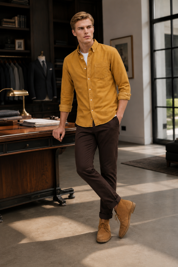 Bounces 76 Oxford shirt alternate angle