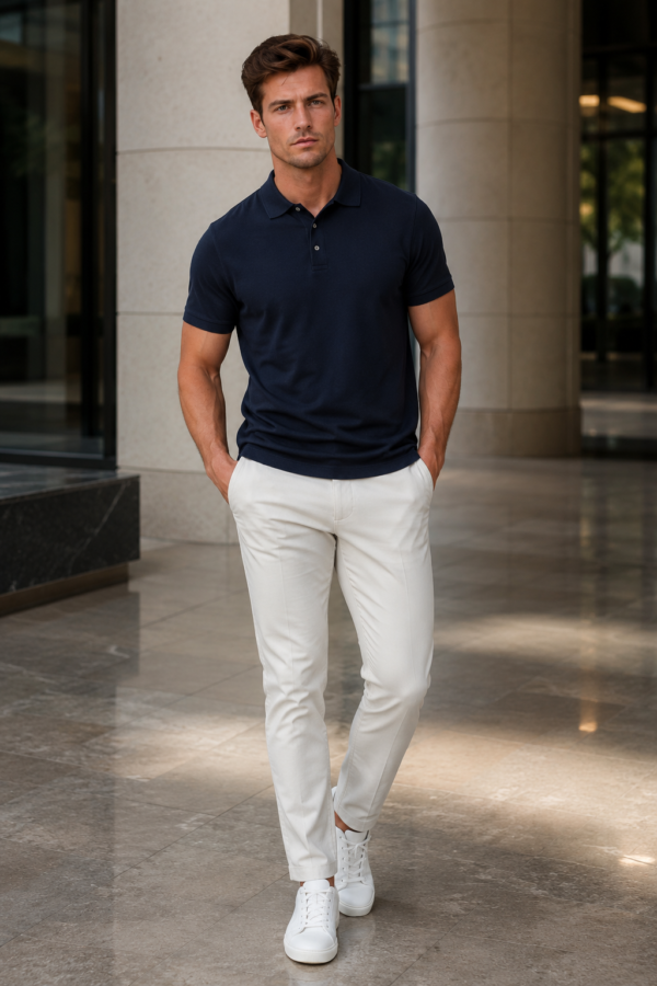 Bounces 77 knit polo product hero