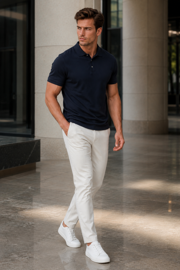 Bounces 77 knit polo alternate angle