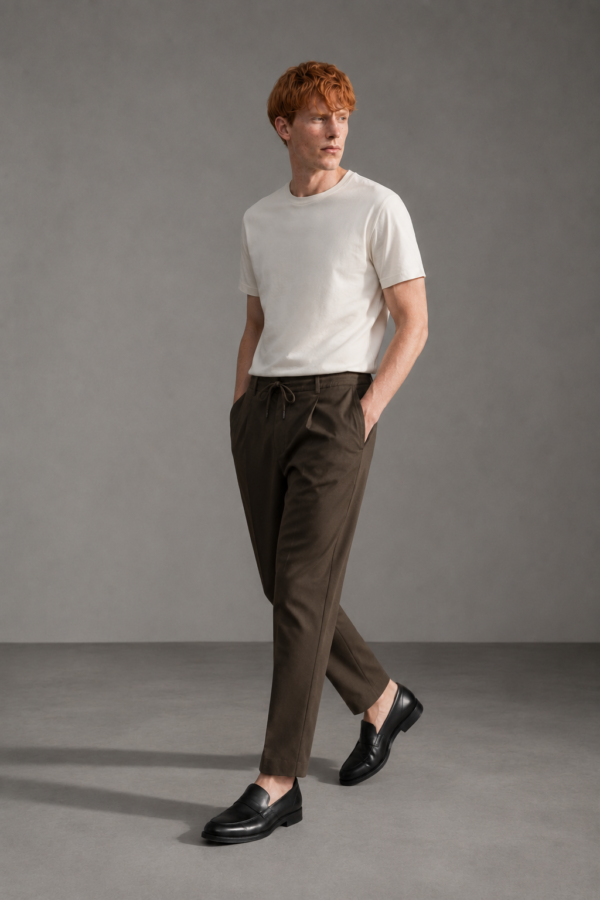 Barber 78 drawcord trouser alternate angle
