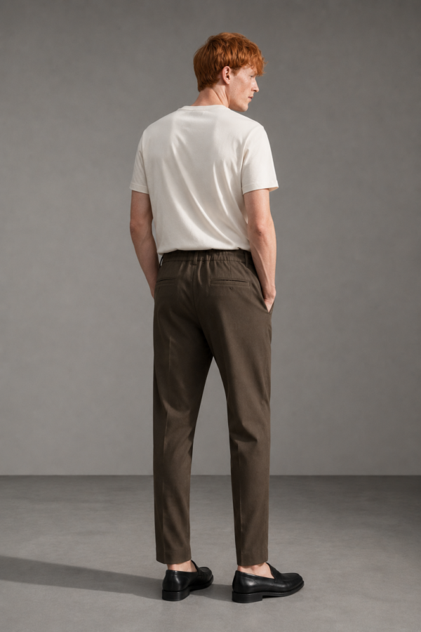 Barber 78 drawcord trouser back or construction
