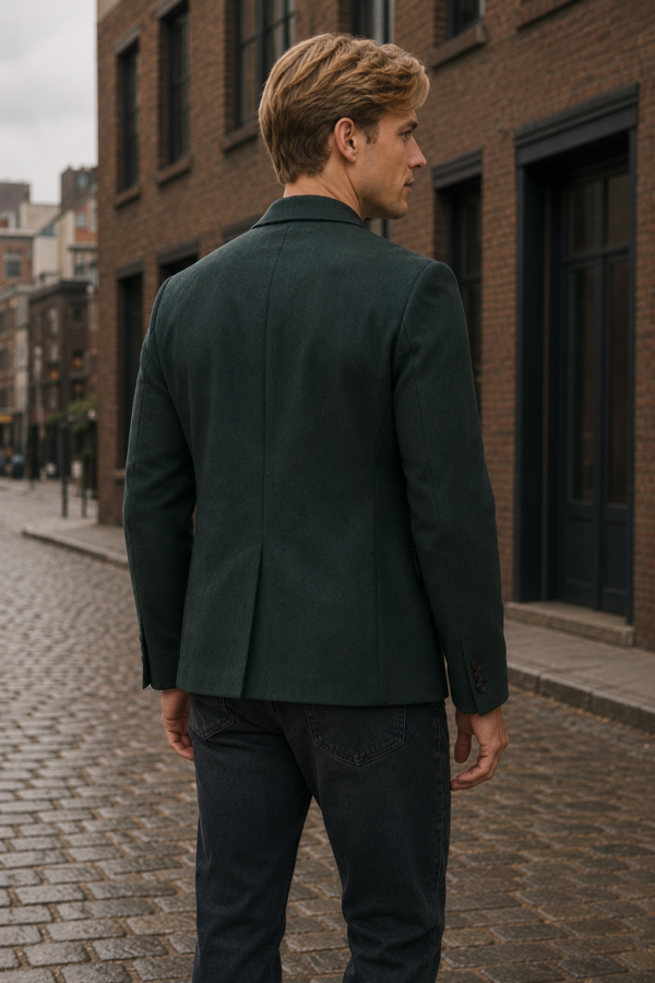Clerk 80 tailored jacket back or construction
