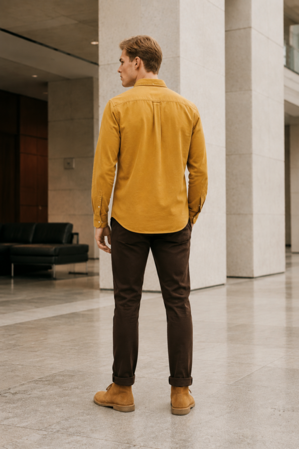 Clerk 81 Oxford shirt back or construction
