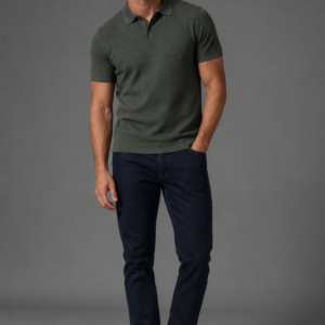 Clerk 82 knit polo product hero