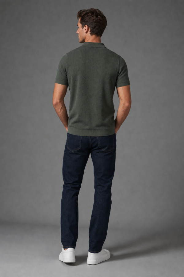 Clerk 82 knit polo back or construction