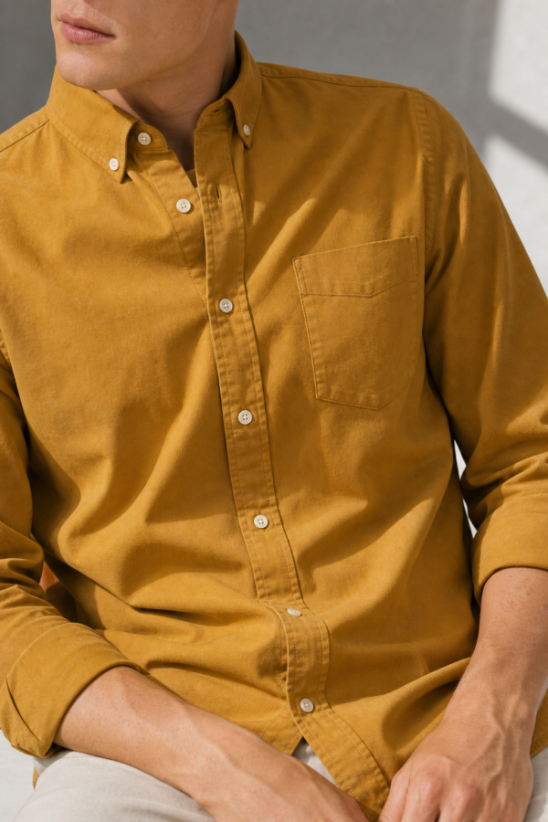 Bounces 86 Oxford shirt fabric detail